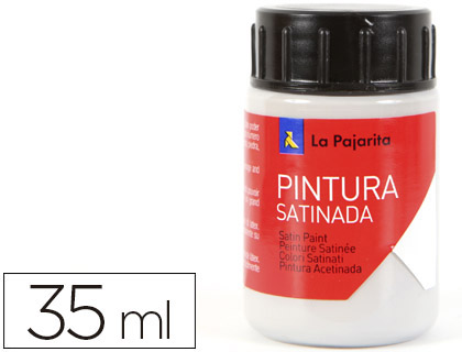 Pintura látex La Pajarita gris plata 35ml.